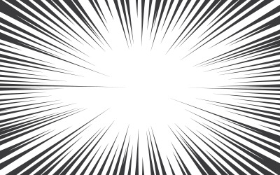 Speed Lines Comic Book Design Element Vector Illustration v.18