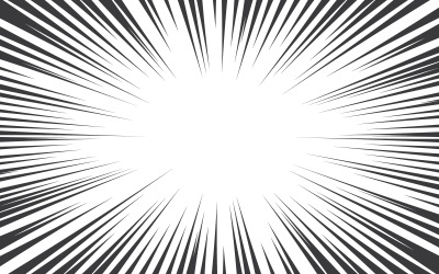 Speed Lines Comic Book Design Element Vektor Illustration v.16