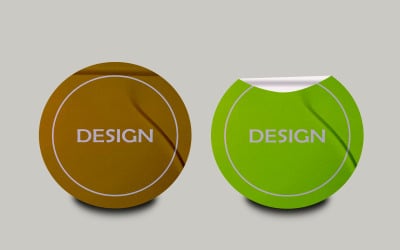Sticker Mockup Template Design -25