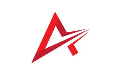 Une lettre plus rapide Vector icon design illustration Template v.5
