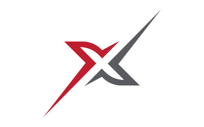 X Letter Vector Icon Design Illustration Logo Template v.4