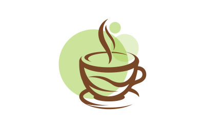 Café chá xícara café Logo Template vector ícone design v.10