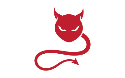 Chifre faminto do diabo Ícone vetorial design ilustração v.11
