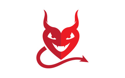 Chifre faminto do diabo Ícone vetorial design ilustração v.12