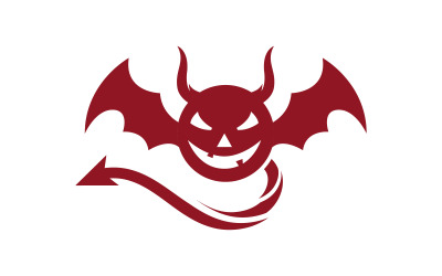 Chifre faminto do diabo Ícone vetorial design ilustração v.13