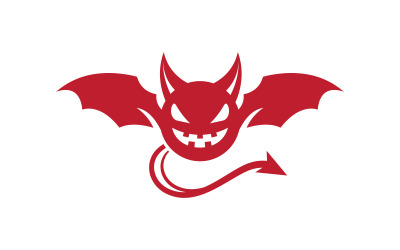 Chifre faminto do diabo Ícone vetorial design ilustração v.14