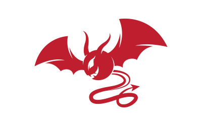 Chifre faminto do diabo Ícone vetorial design ilustração v.17