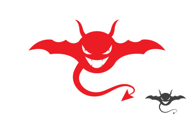 Chifre faminto do diabo Ícone vetorial design ilustração v.6