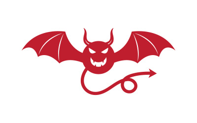 Chifre faminto do diabo Ícone vetorial design ilustração v.8