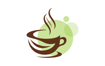 Coffee tea cup caf Logo Template vector icon design v.11