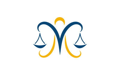 Justice law firm icon Logo Template vector illustration design v.16