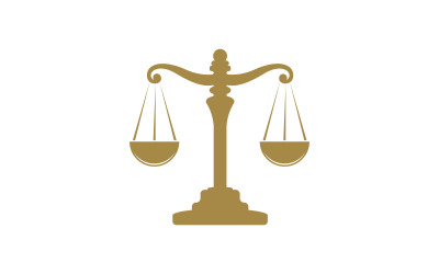 Justice law firm icon Logo Template vector illustration design v.18