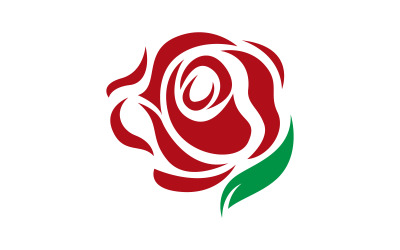 Modelo de logotipo de flor rosa vetor ícone ilustração v.5