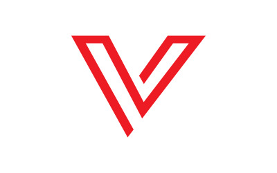 V-Buchstabenkonzept Logo-Vorlage Vektorsymbol-Illustration v.3