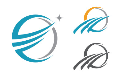 Daha hızlı konsept Logo Şablonu vektör simge illüstrasyon tasarımı v.2