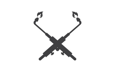 Lassen Gereedschap Vector icoon logo ontwerp illustratie v.6