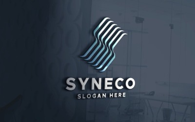 Professionelles Logo mit dem Buchstaben S von Syneco