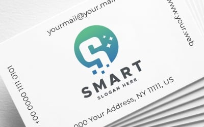 Professionelles Logo mit intelligentem Buchstaben S