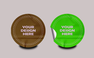 Sticker Mockup Template Design -28