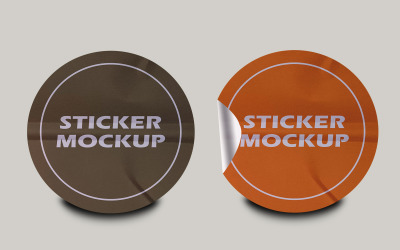Sticker Mockup Template Design -29