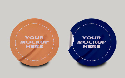 Sticker Mockup Template Design -30