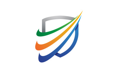 Szybciej koncepcja Logo Szablon ikona wektorowa ilustracja projekt v.6