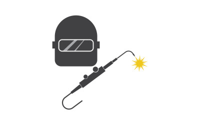 Welding Tool Vector icon logo design illustration v.10