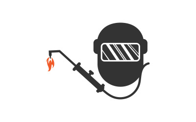 Welding Tool Vector icon logo design illustration v.2