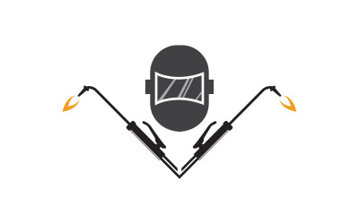 Welding Tool Vector icon logo design illustration v.4