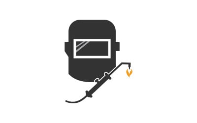 Welding Tool Vector icon logo design illustration v.7