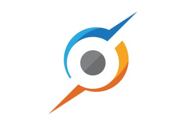 Daha hızlı konsept Logo Şablonu vektör simge illüstrasyon tasarımı v.10