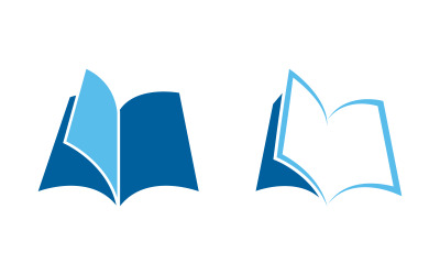 Boek Onderwijs concept Sjabloon vector pictogram illustratie ontwerp v.21