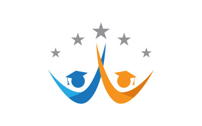 Boek Onderwijs concept Sjabloon vector pictogram illustratie ontwerp v.8
