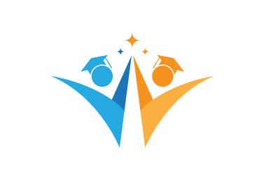 Book Education concept Template vector icon illustration design v.10