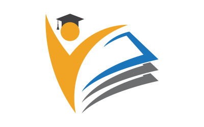 Book Education concept Template vector icon illustration design v.15