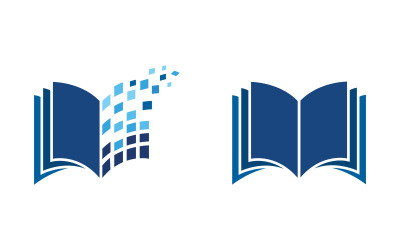 Book Education concept Template vector icon illustration design v.16