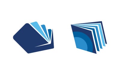 Book Education concept Template vector icon illustration design v.17