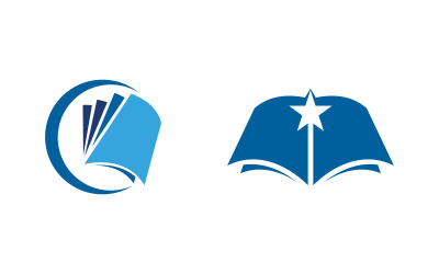 Book Education concept Template vector icon illustration design v.18