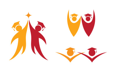 Book Education concept Template vector icon illustration design v.1
