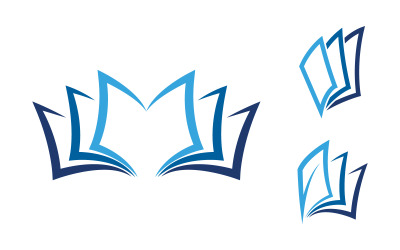 Book Education concept Template vector icon illustration design v.20