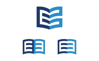 Book Education concept Template vector icon illustration design v.23