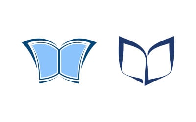 Book Education concept Template vector icon illustration design v.27