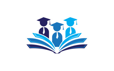 Book Education concept Template vector icon illustration design v.6