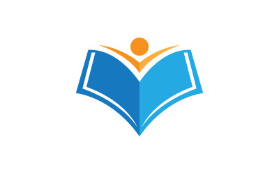 Book Education concept Template vector icon illustration design v.7