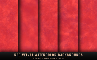 Red Velvet Watercolor Backgrounds