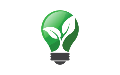 Light bulb symbol logo design illustration design template v.8