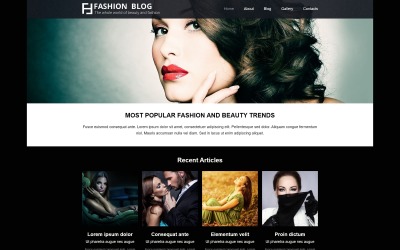 Fashion Blog - Fashion Blog Elegant Joomla Template