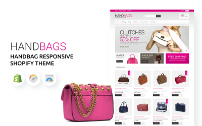 Магазин сумок Адаптивная Shopify тема