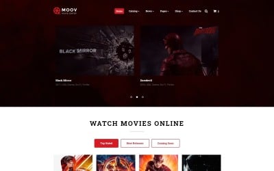 MOOV - Movie Center Multipage Classic HTML Website Template