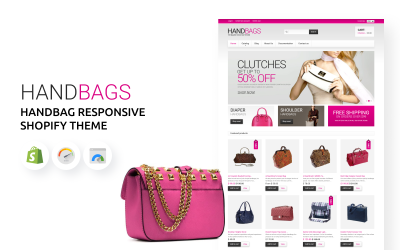Tienda de bolsos Responsivo Tema de Shopify